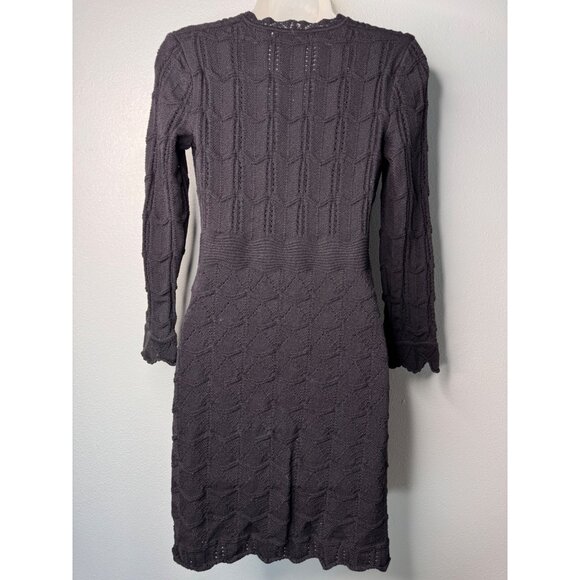 St. John Collection Black Knit Button-Down Long Sleeve Long Cardigan SZ 2 - Picture 2 of 11